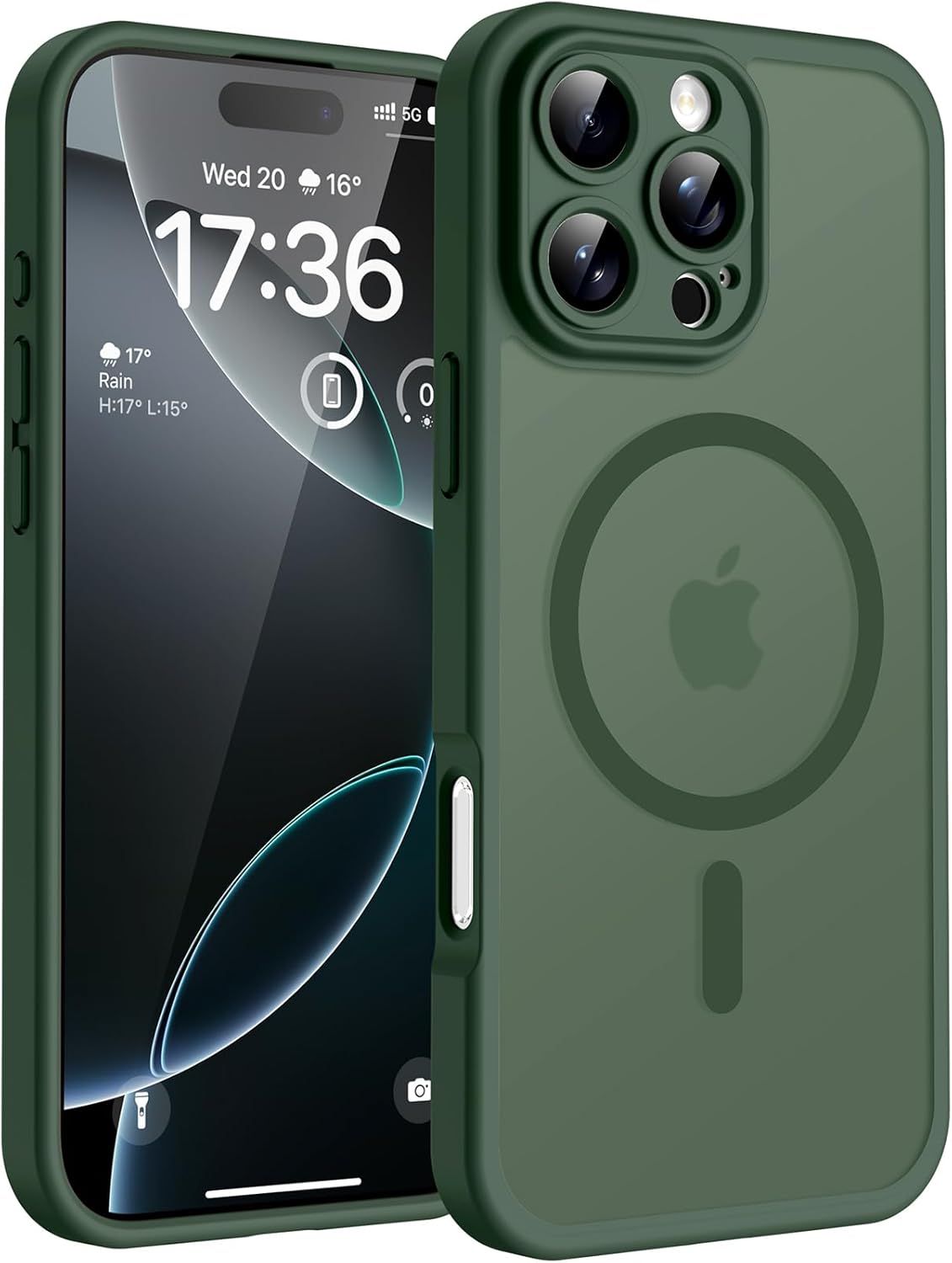 TOCOL for iPhone 16 Pro Max Phone Case Compatible with Magsafe Full Camera Prote...