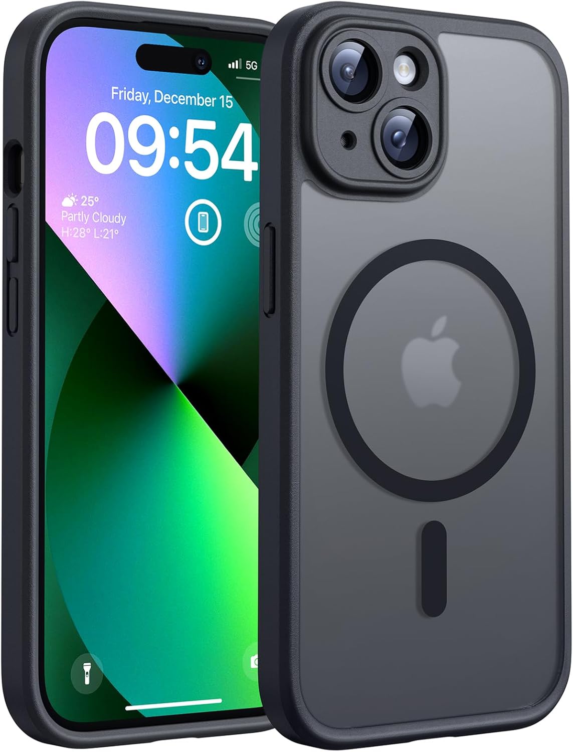 TOCOL Magnetic for iPhone 13 Case, Upgraded Full Camera Protection, Compatible w...