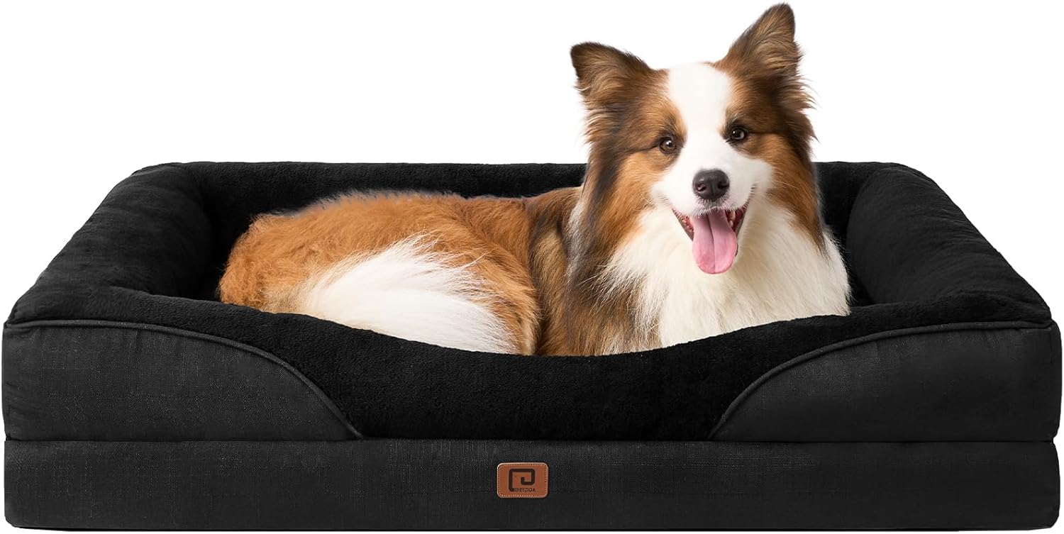 Premium EHEYCIGA XL Pet Sofa, Special Memory Foam Dog Bed for Maximum Comfort, O...
