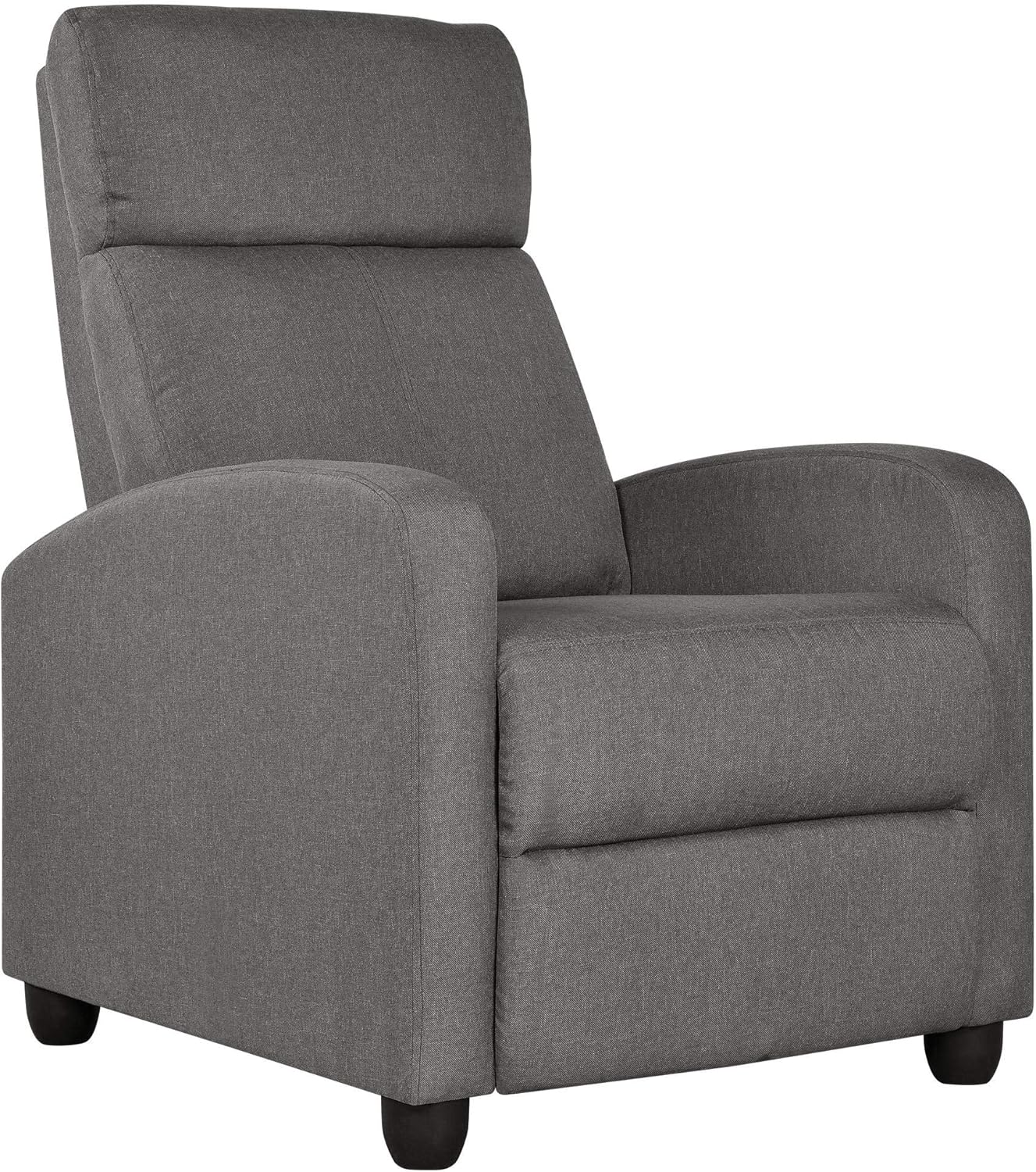 Yaheetech Recliner Armchair Adjustable Fabric Recliner Chair Sofa for Living Roo...