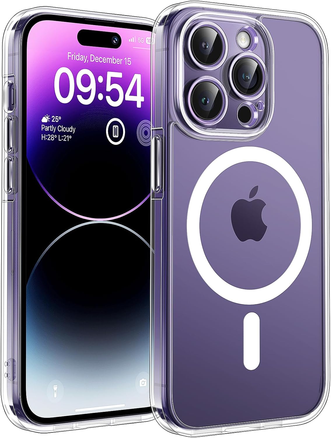 TOCOL Magnetic for iPhone 14 Pro Max Case, Non-Yellowing, Full Camera Protection...