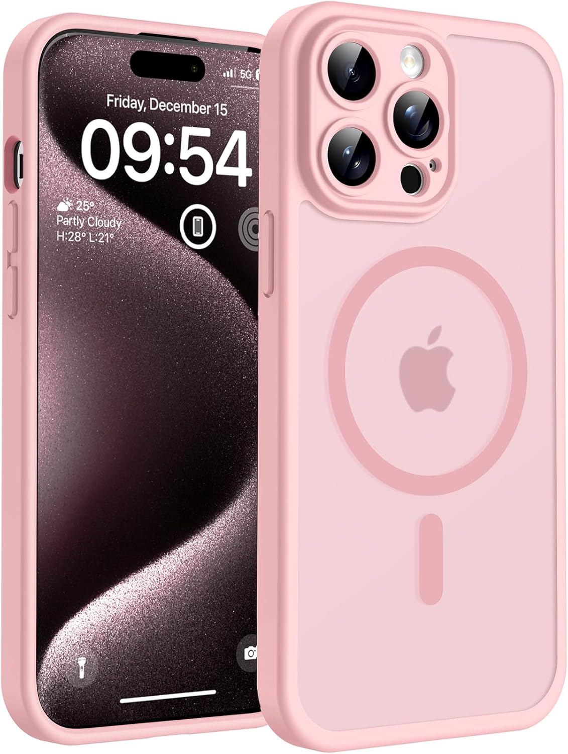 TOCOL Magnetic for iPhone 15 Pro Max Case, Upgraded Full Camera Protection, Comp...