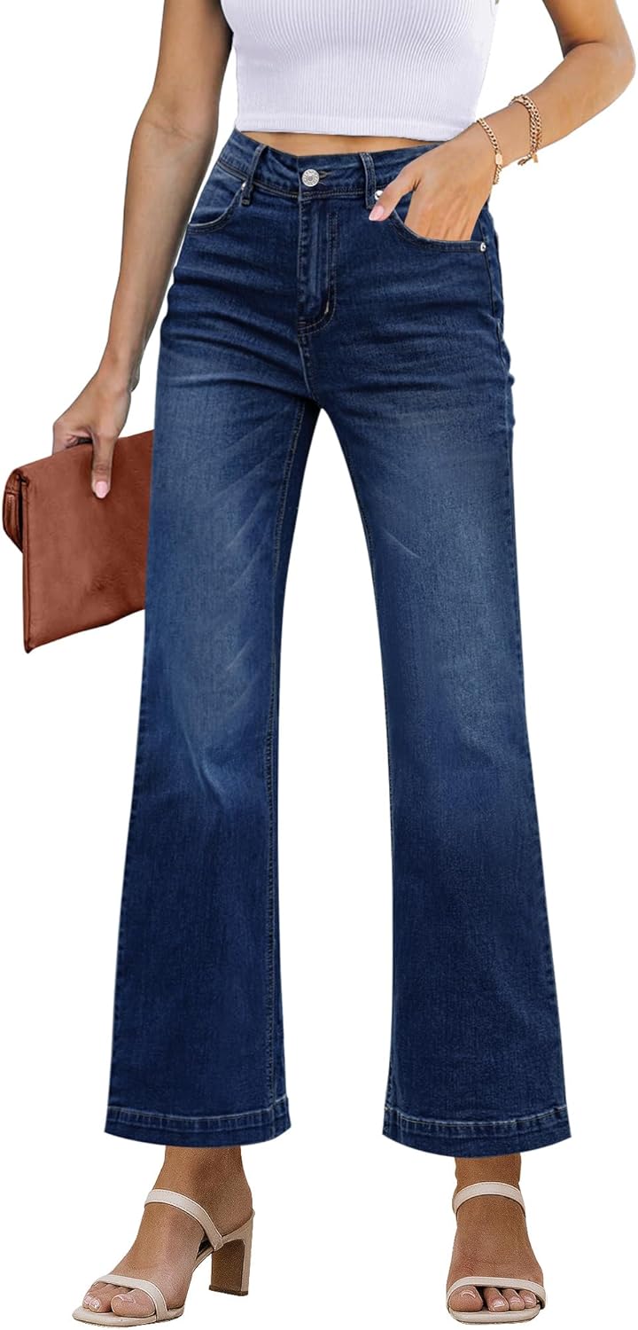 Unique GRAPENT Womens Flare Jeans, Specialized Hig...