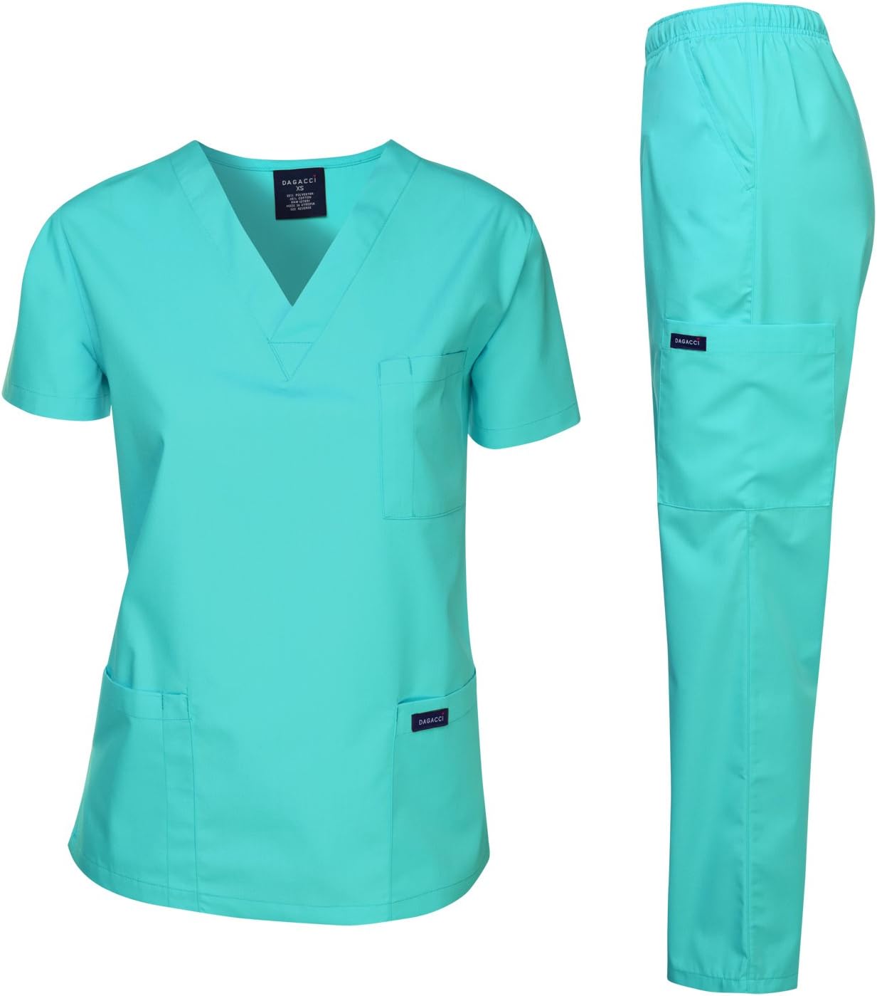Dagacci Scrubs, Special Medical Uniform Set for Women and Men, High-Quality Scru...