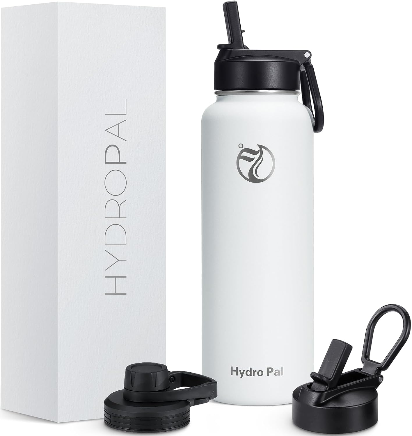 Premium HydroPal Stainless Steel Water Bottle, Special Vacuum Insulated Hydratio...