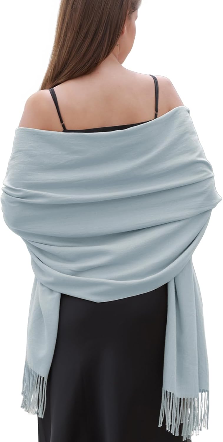 RIIQIICHY Pashmina Shawls, Special Wraps for Elegant Weddings, High-Quality Wome...