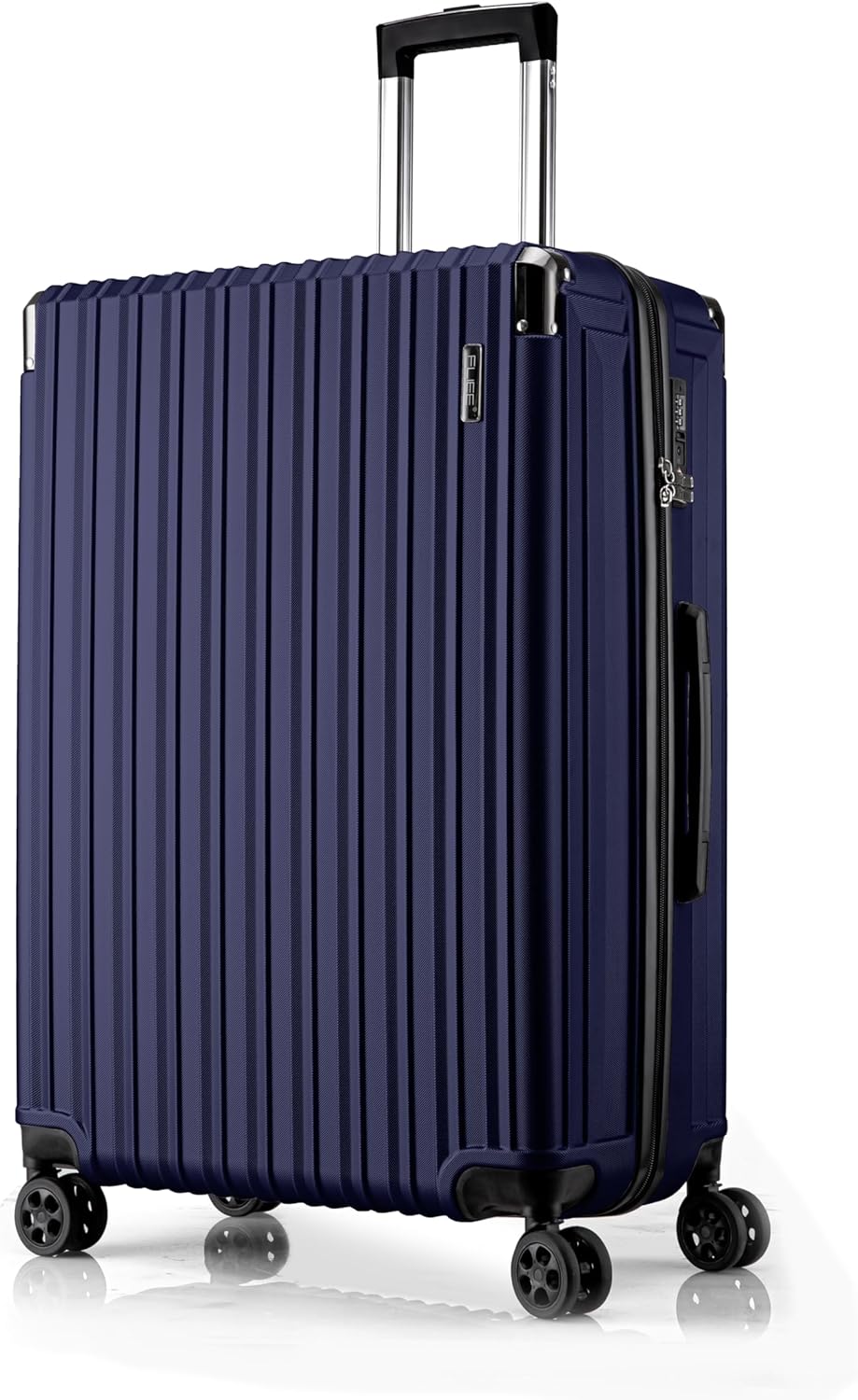 FLIEE Large Suitcase, High-Quality Hard Shell Luggage with Aluminum Telescopic H...
