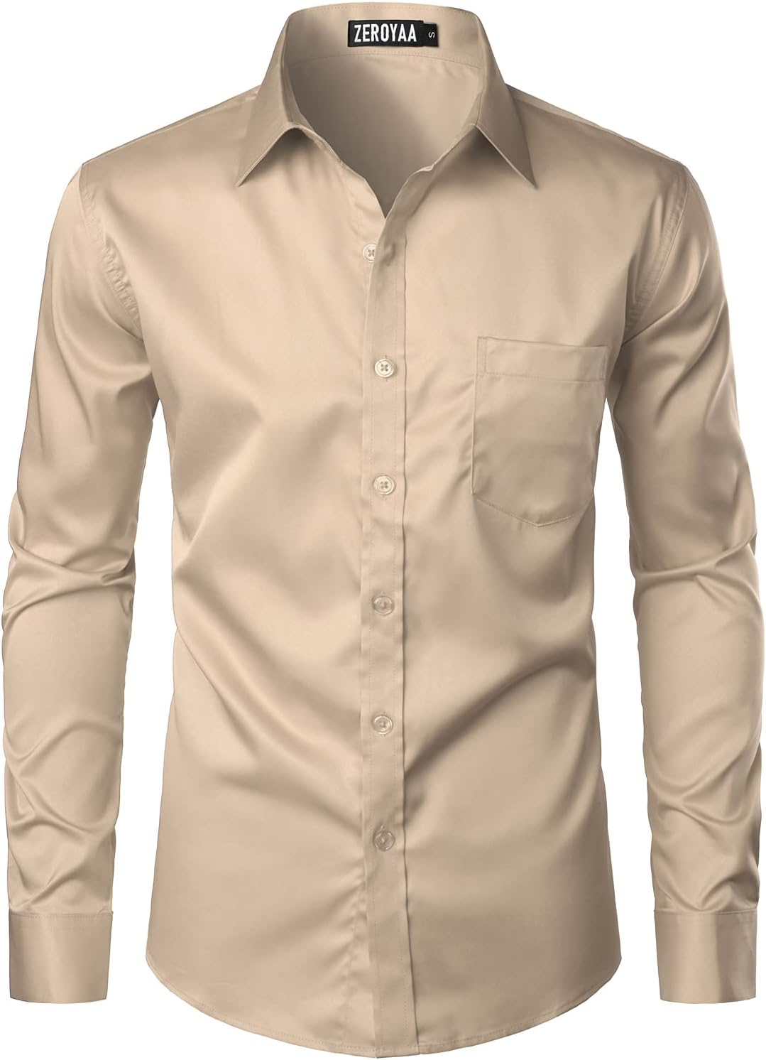 Unique ZEROYAA Men's Urban Shirt, Stylish Casual Shirt for Business, Special Sli...