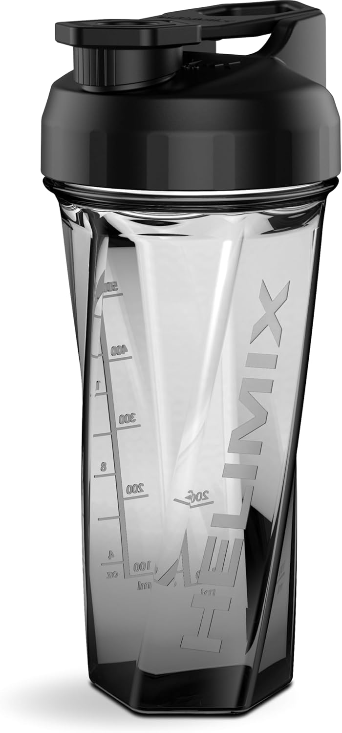 HELIMIX 2.0 Vortex Blender Shaker Bottle Holds upto 28oz | No Blending Ball or W...