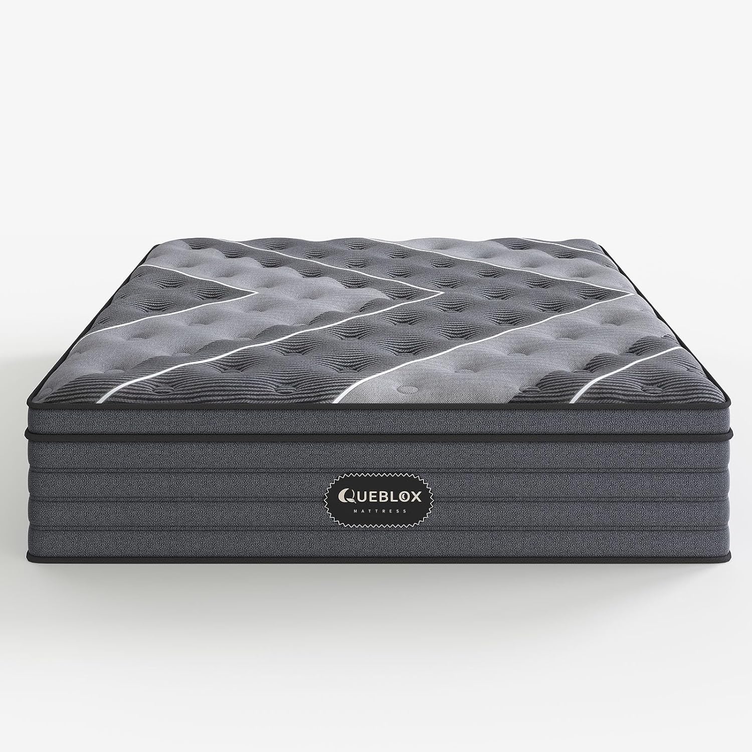 Full Mattress, 12 Inch Hybrid Mattress in a Box, Medium Firm, Memory Foam and In...