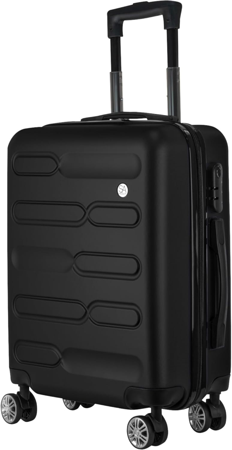 SA Products Cabin Suitcase | 34L Carry On Suitcase, Cabin Bag 55x40x20 with Comb...