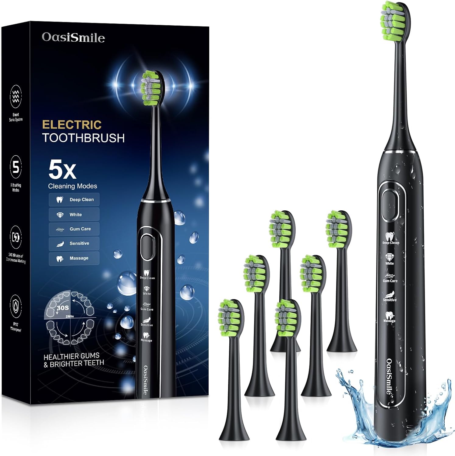 Electric Toothbrush, Sonic Electric Toothbrush for...