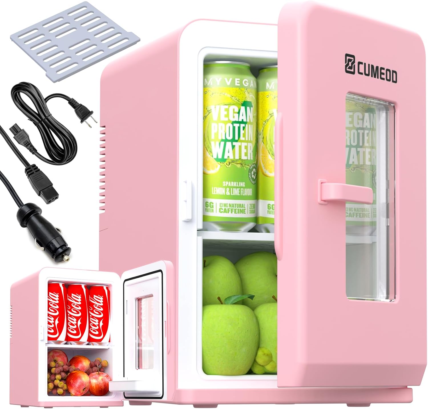 Premium Mini Fridge, Upgrade Portable Fridge with AC DC Power, Special Small Ref...