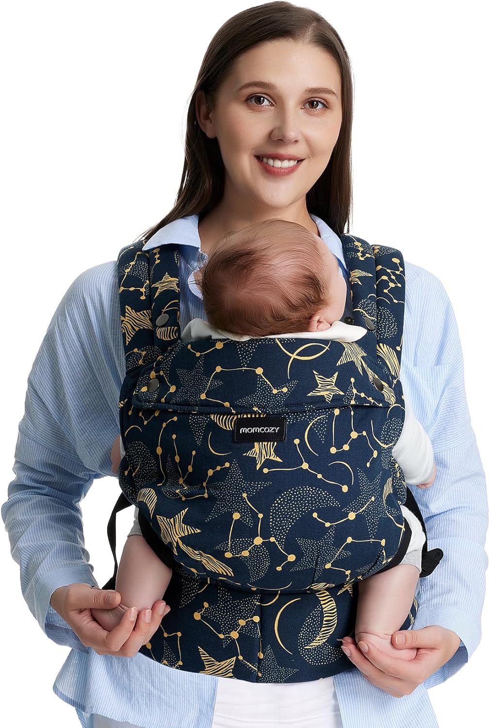 Momcozy Baby Carrier - Ergonomic, Cozy and Lightweight Carrier for 3-24 Months,...