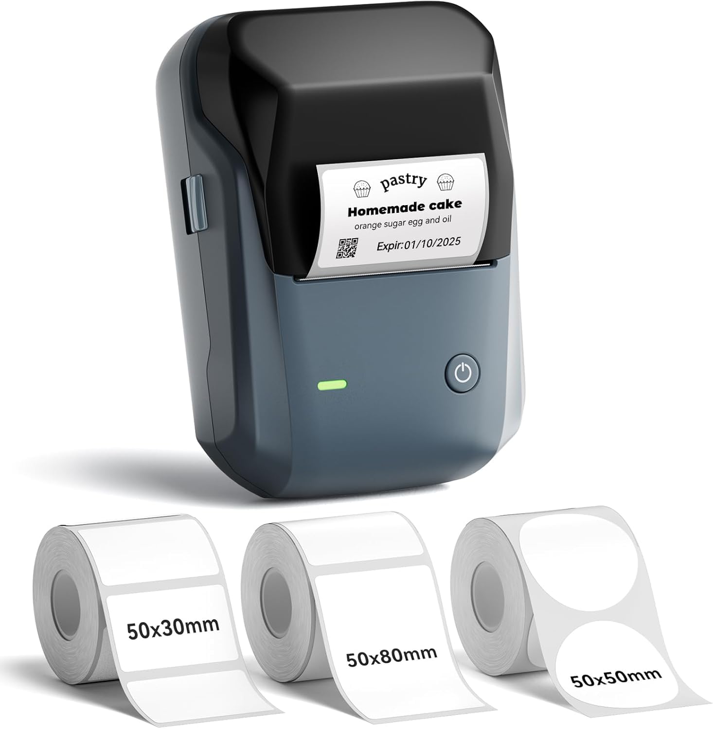 NIIMBOT B1 Label Maker Machine, 2 Inch Bluetooth Thermal Label Printer, Easy to...