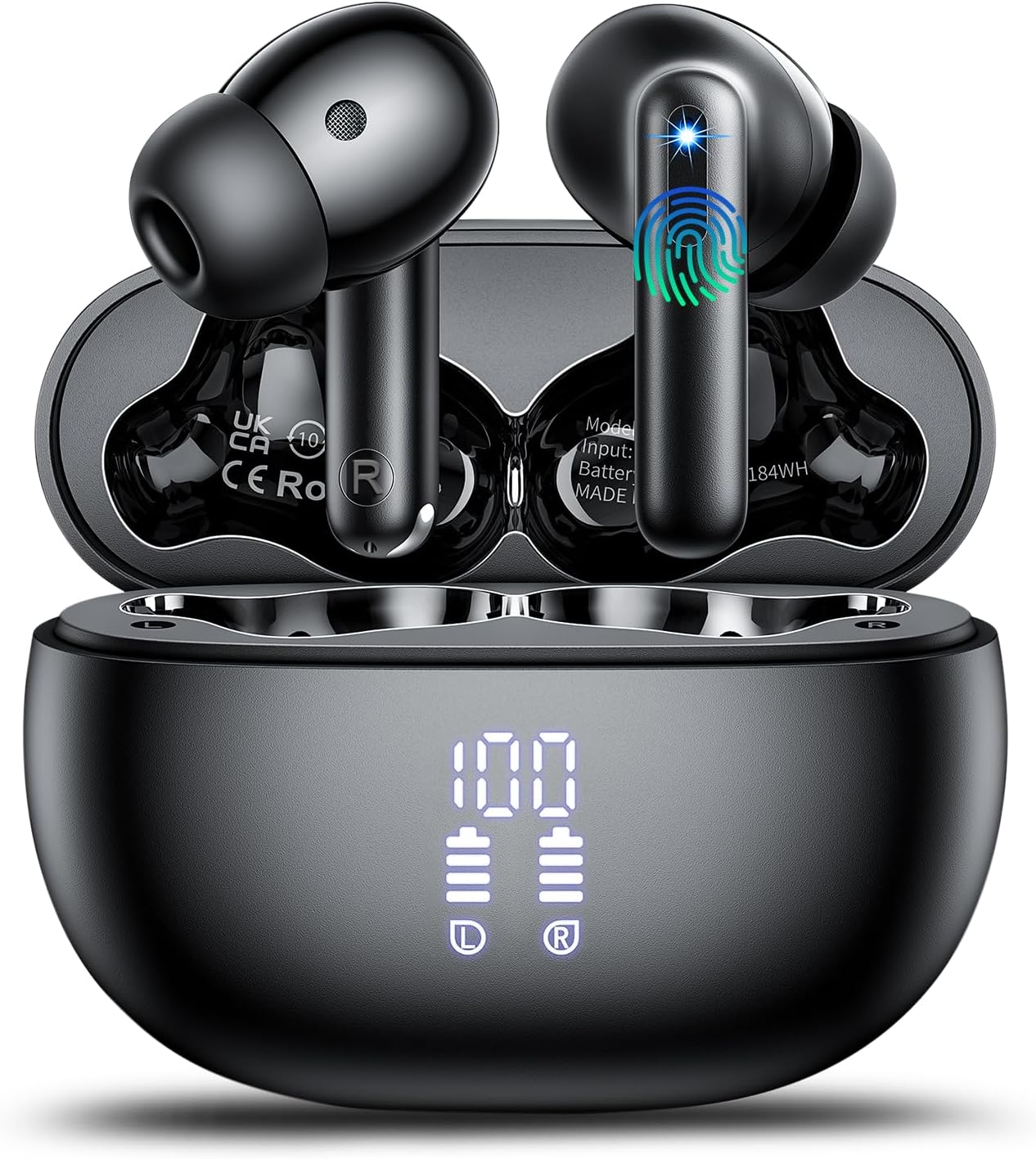VEKJ AI Language Translation Earbuds Real Time, Supports 164 Languages With AI A...