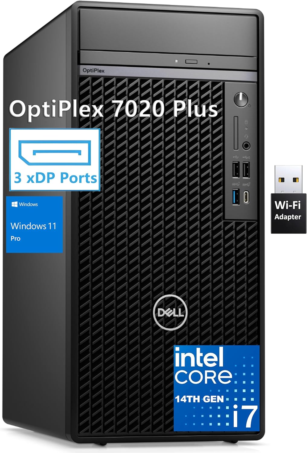 Dell OptiPlex 7020 Plus Business Desktop, High-Performance Tower Computer with 1...