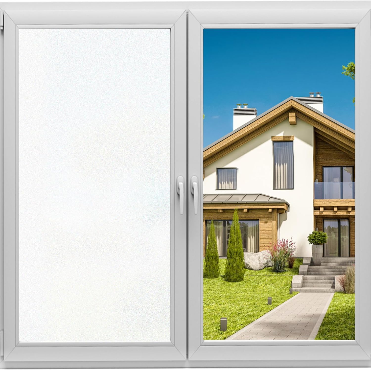 Coavas Window Privacy Film, Special One Way Windows Tint for Home, Innovative Mi...