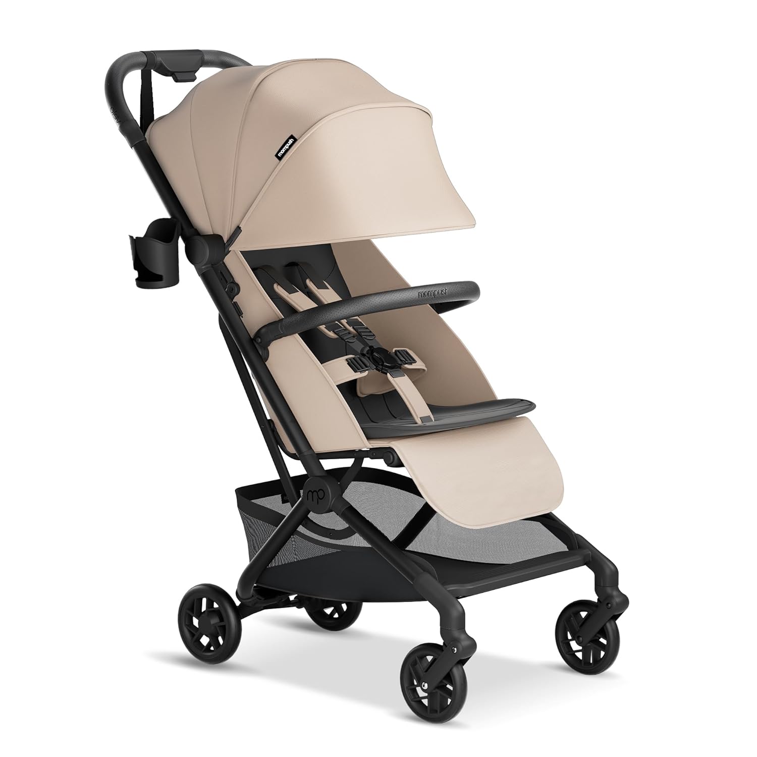 Mompush Velo Lightweight Travel Stroller, Compact & Airplane-Friendly for Baby a...