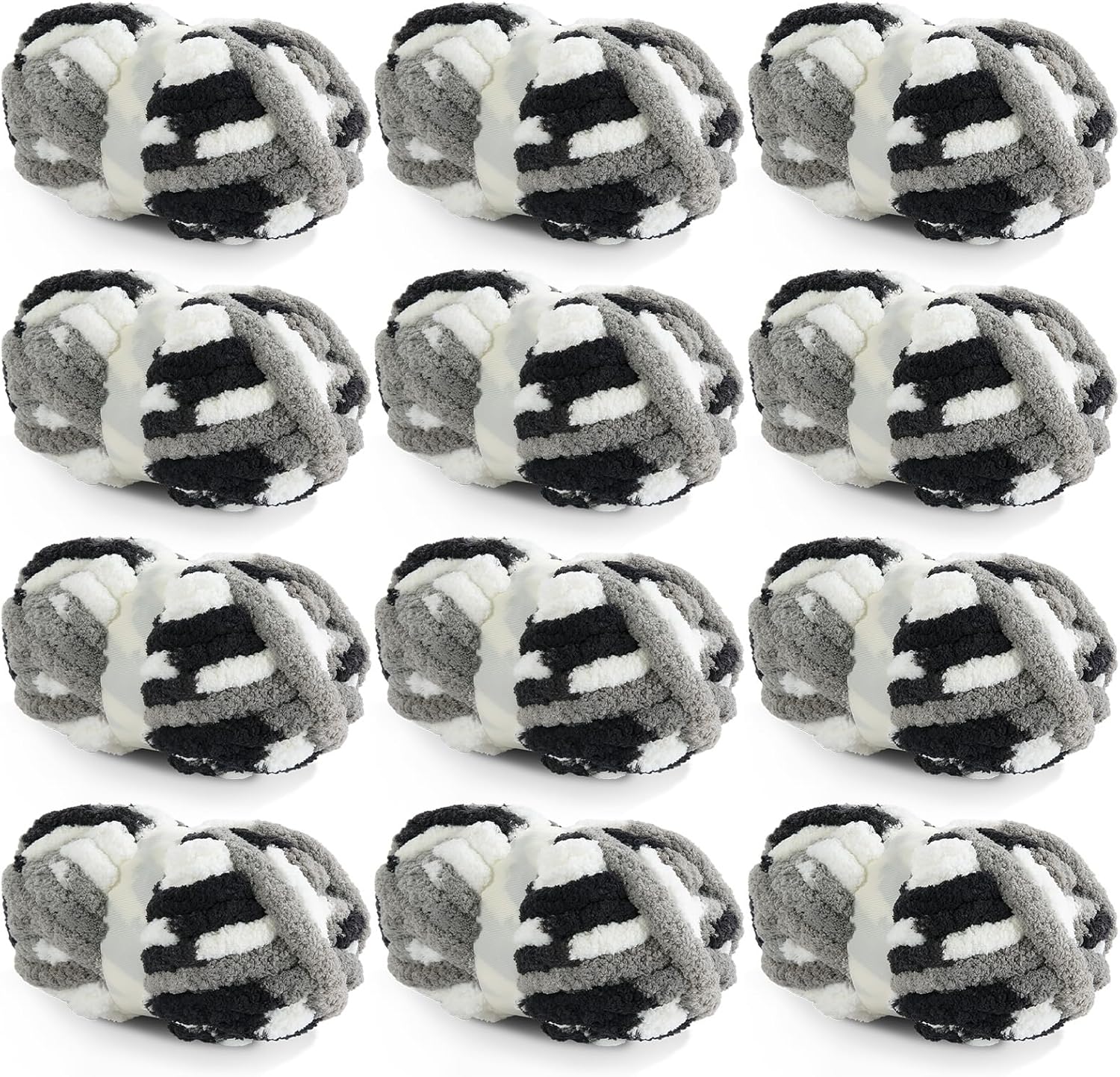 HOMBYS Chunky Yarn, Special Yarn Pack for Crocheting, Unique Crafting Yarn