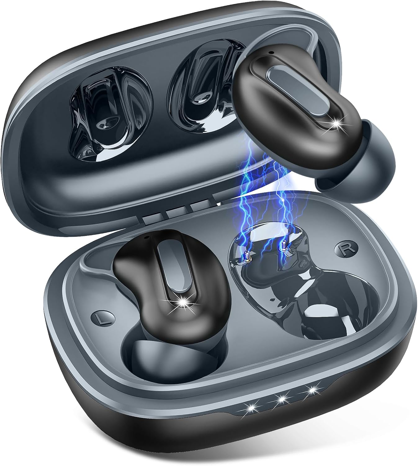 Sleep Earbuds, Unique Mini ANC Wireless Earbuds, High-Quality Bluetooth 5.4 Head...