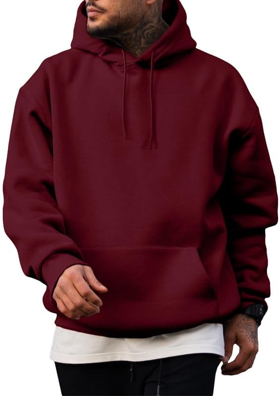 High-Quality JMIERR Men's Hoodies, Special Cotton Casual Pullover, Comfortable H...