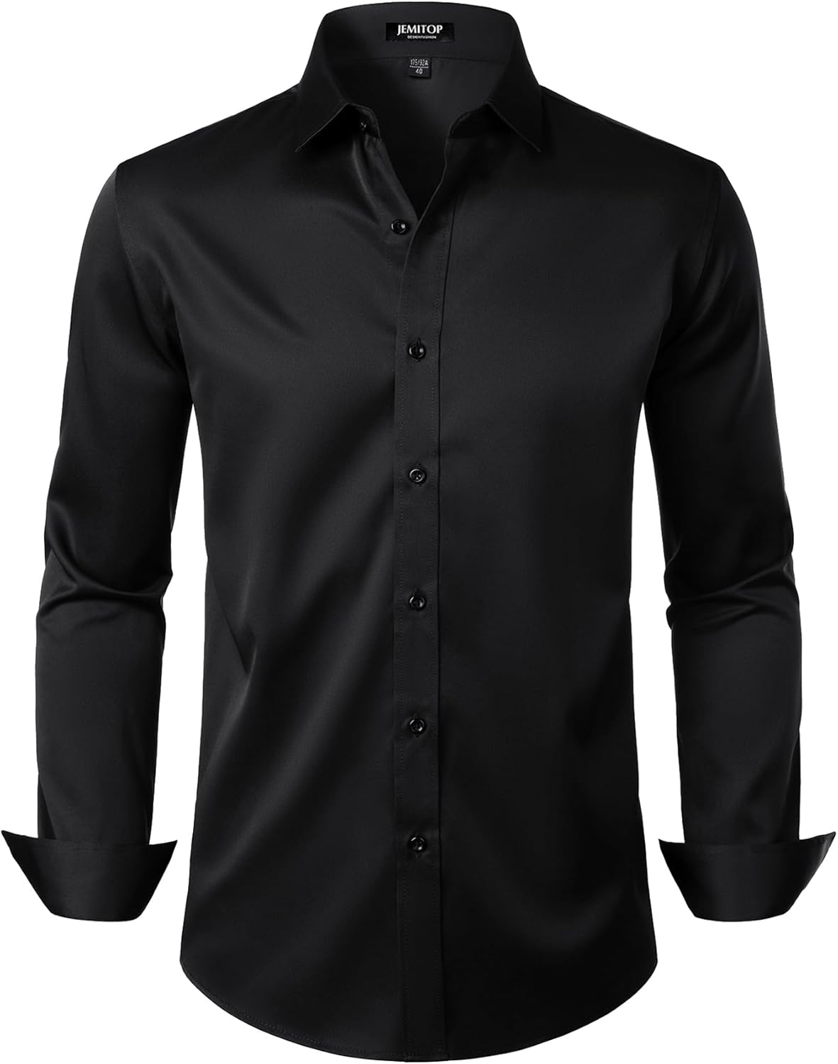 Men's Stretch Dress Shirts, Unique Wrinkle Free Formal Shirts, Premium Long Slee...