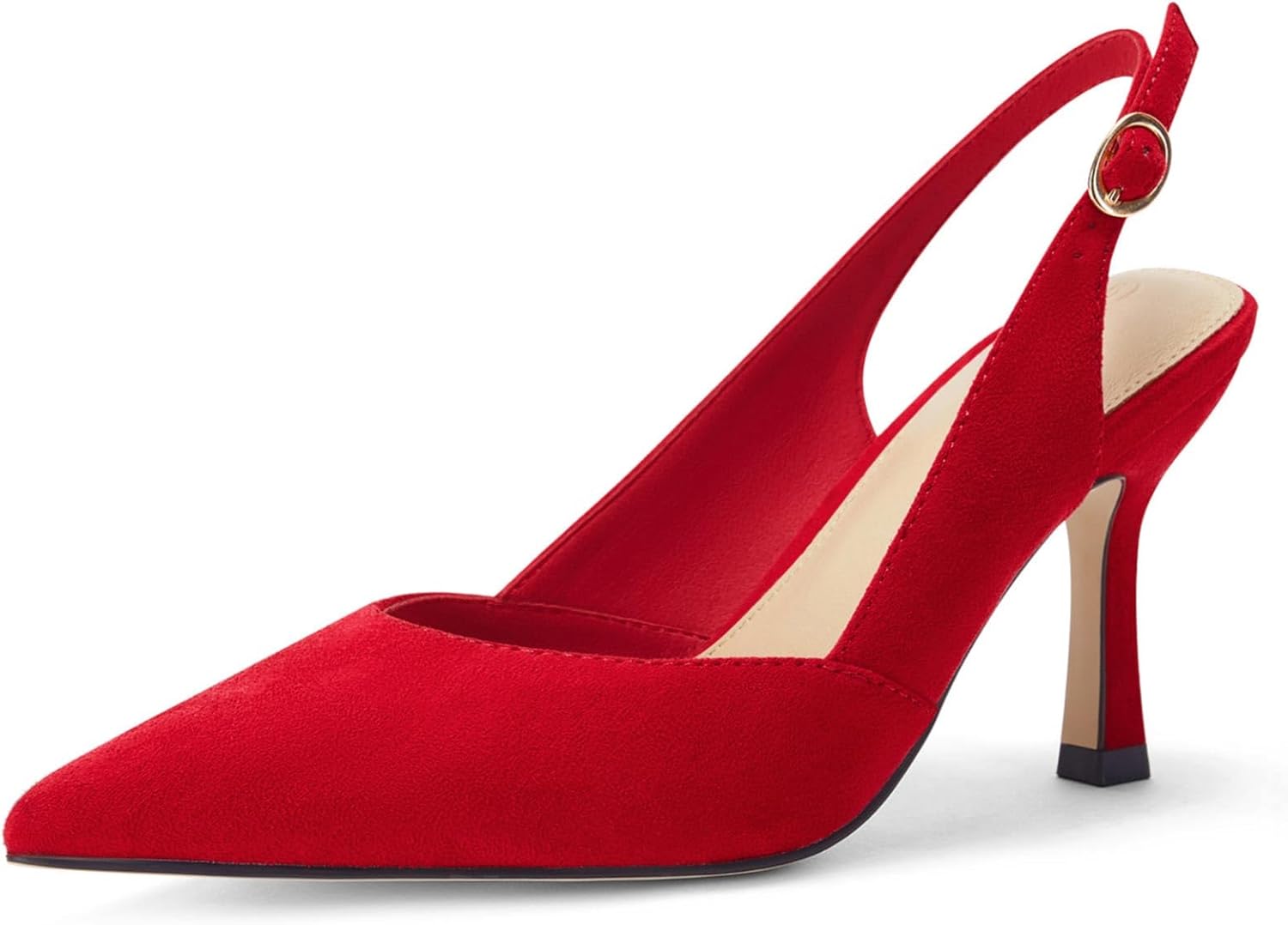 Rilista Women's Slingback Heels, Unique Kitten Heels for Wedding, Special Closed...