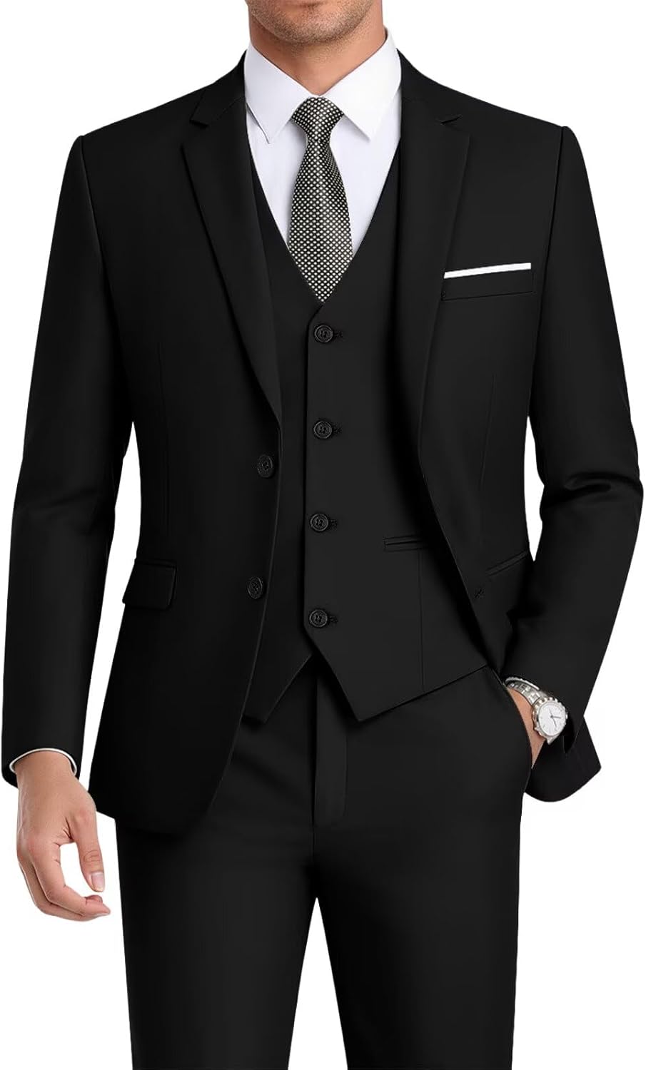 High-Quality WEEN CHARM Men's Suit, Special 3-Piece Slim Fit Suit, Premium Blaze...