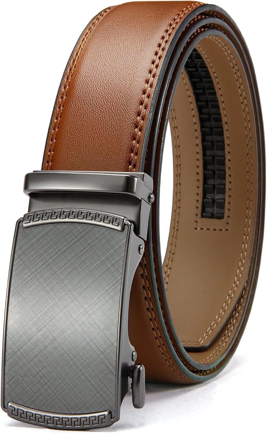 CHAOREN Men's Belt, Unique Ratchet Leather Adjustable Belt for Jeans, High-Quali...