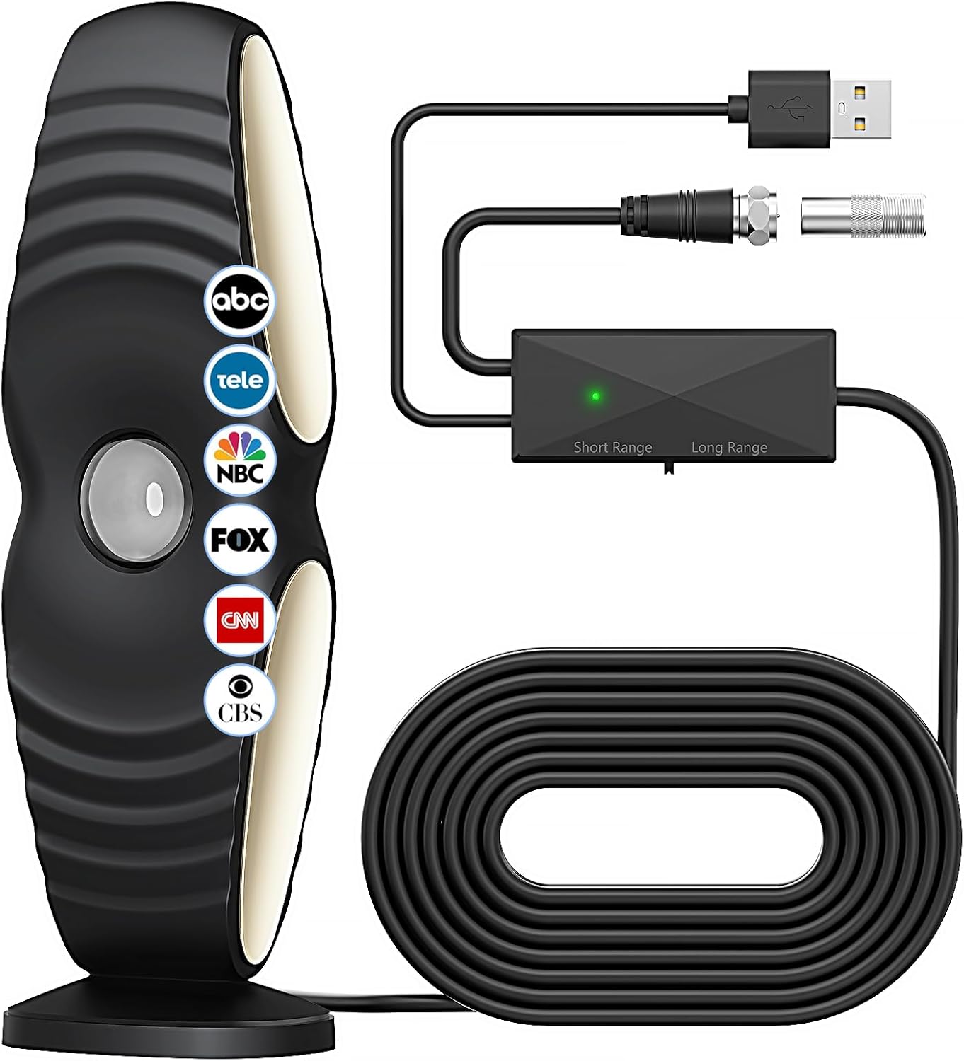 2025 TV Antenna for Smart TV Indoor for Local Channels HD Digital Antenna Outdoo...