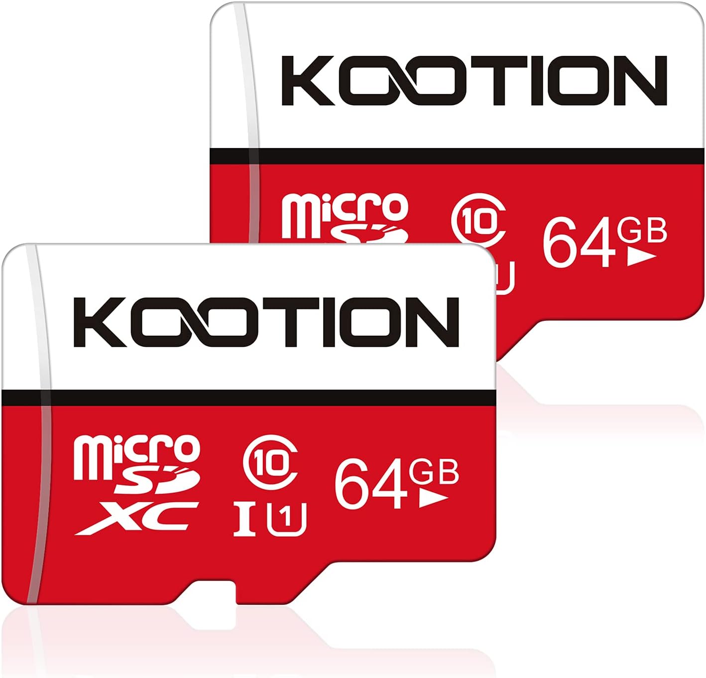 64GB Micro SD Card 2 Pack Ultra Micro SDXC Memory U1 Card Class 10 Micro SD Card...