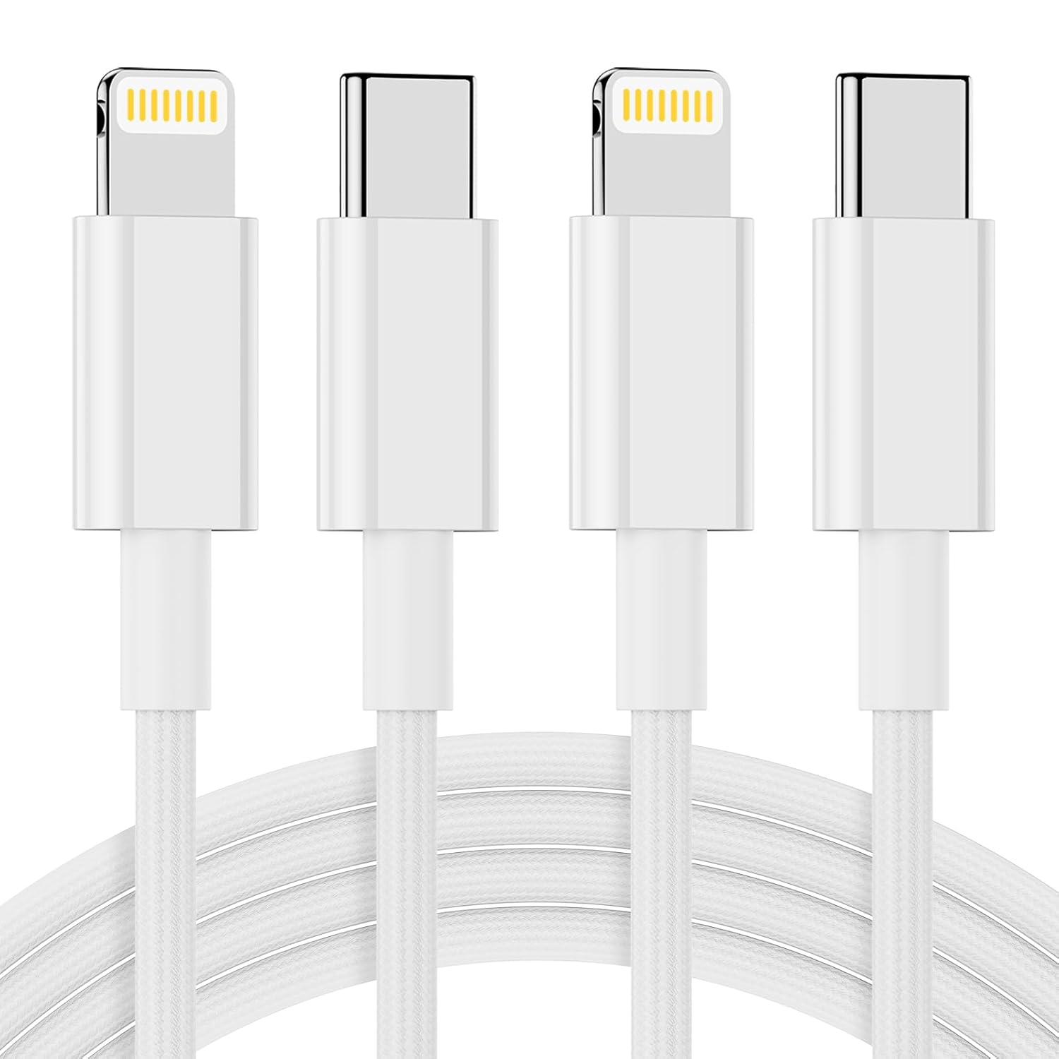 Nebite USB C to Lightning Cable, High-Quality iPhone Charger, MFi Certified Brai...