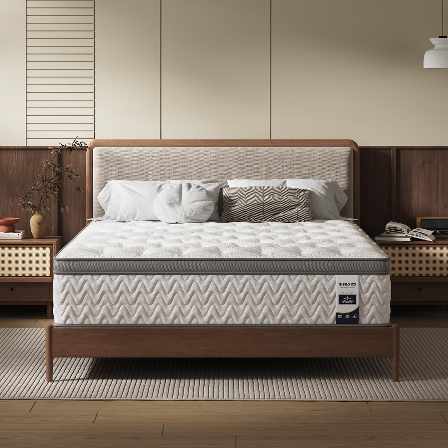 Full Mattress 12 Inch, Special 5-Zone Deep Sleep Firm Mattress, Innovative Mattr...