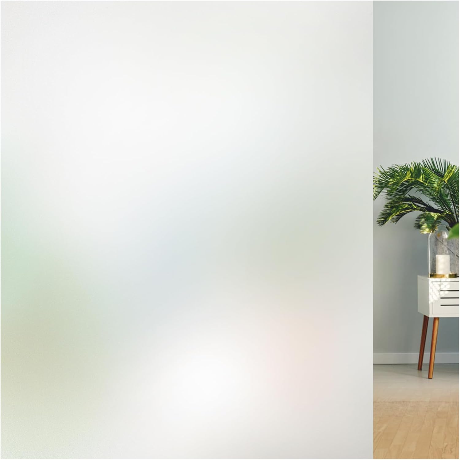 Lifetree Frosted Window Film Privacy Opaque Glass Film for Glass Windows Non-Adh...