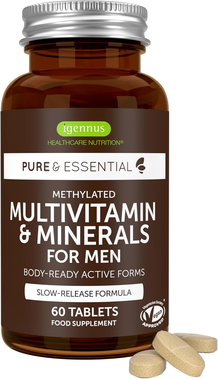 Igennus Methylated Men's Multivitamin, 21 Actives,...