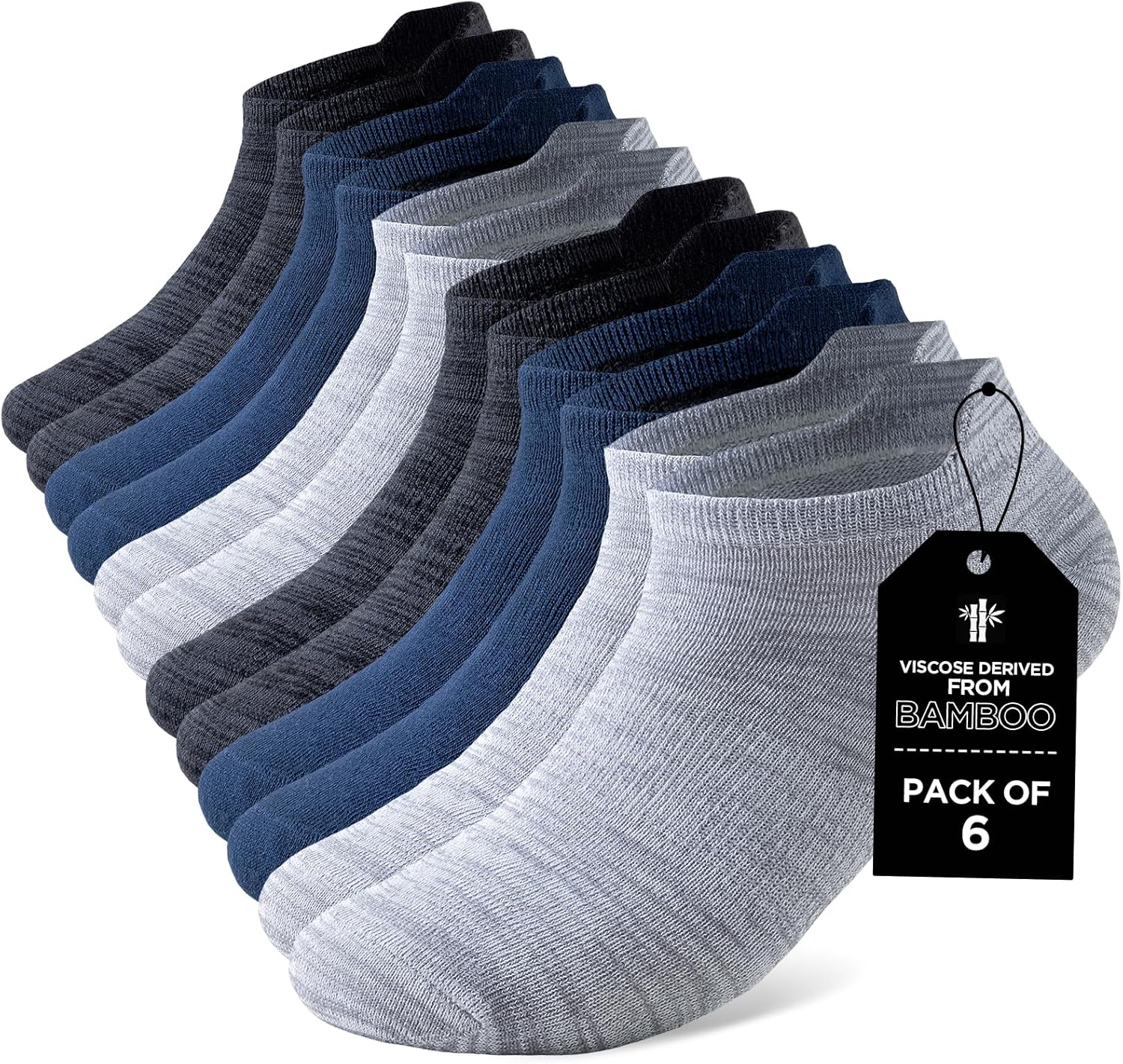 High-Quality Niorasen Bamboo Trainer Socks, Special Summer Socks for Men and Wom...