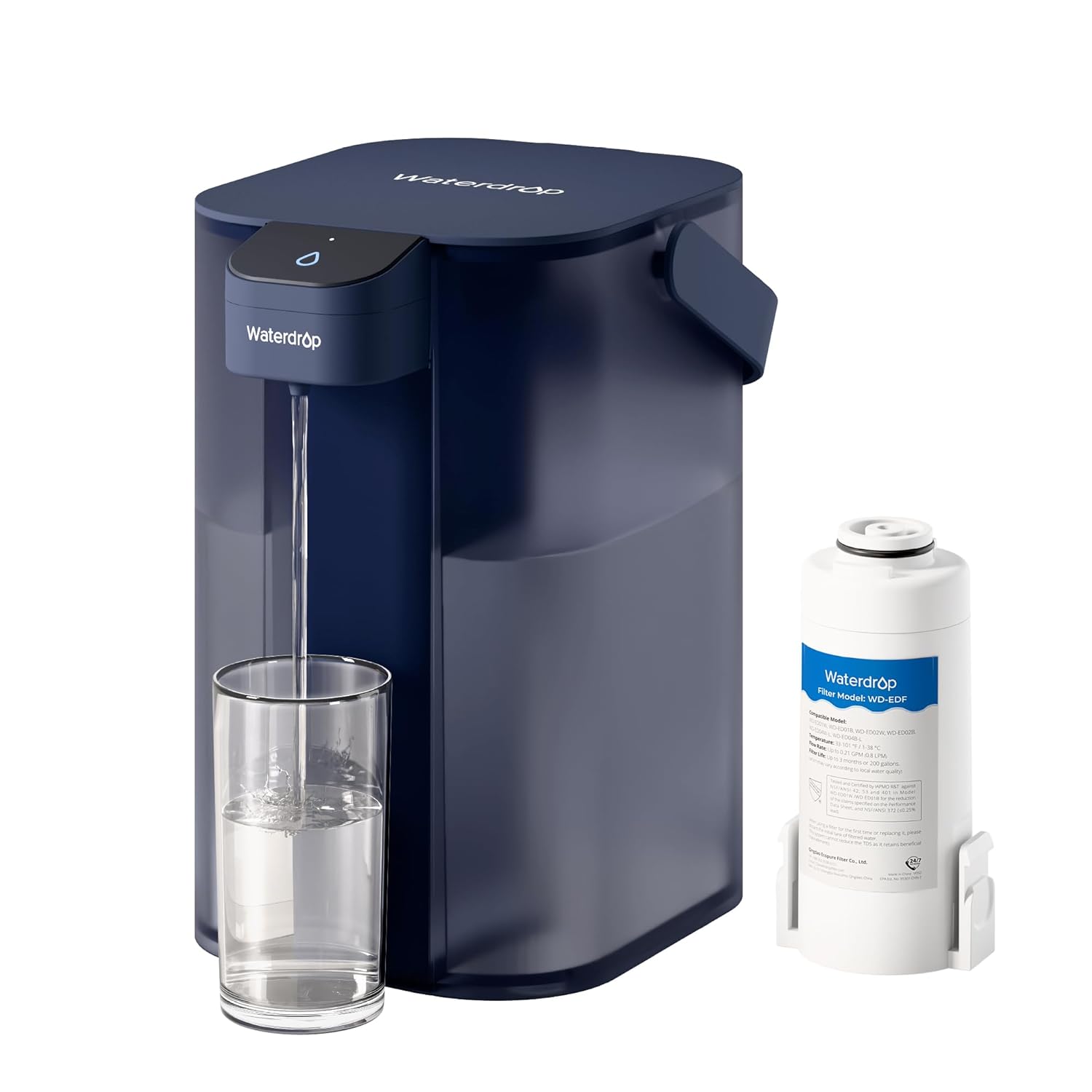 Waterdrop Instant Electric Water Filter Jug with a...