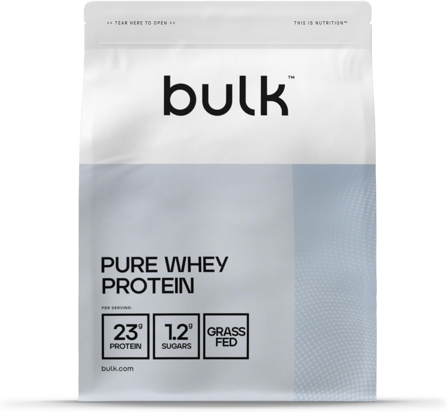 Bulk Pure Whey Protein Powder Shake, Unflavoured,...