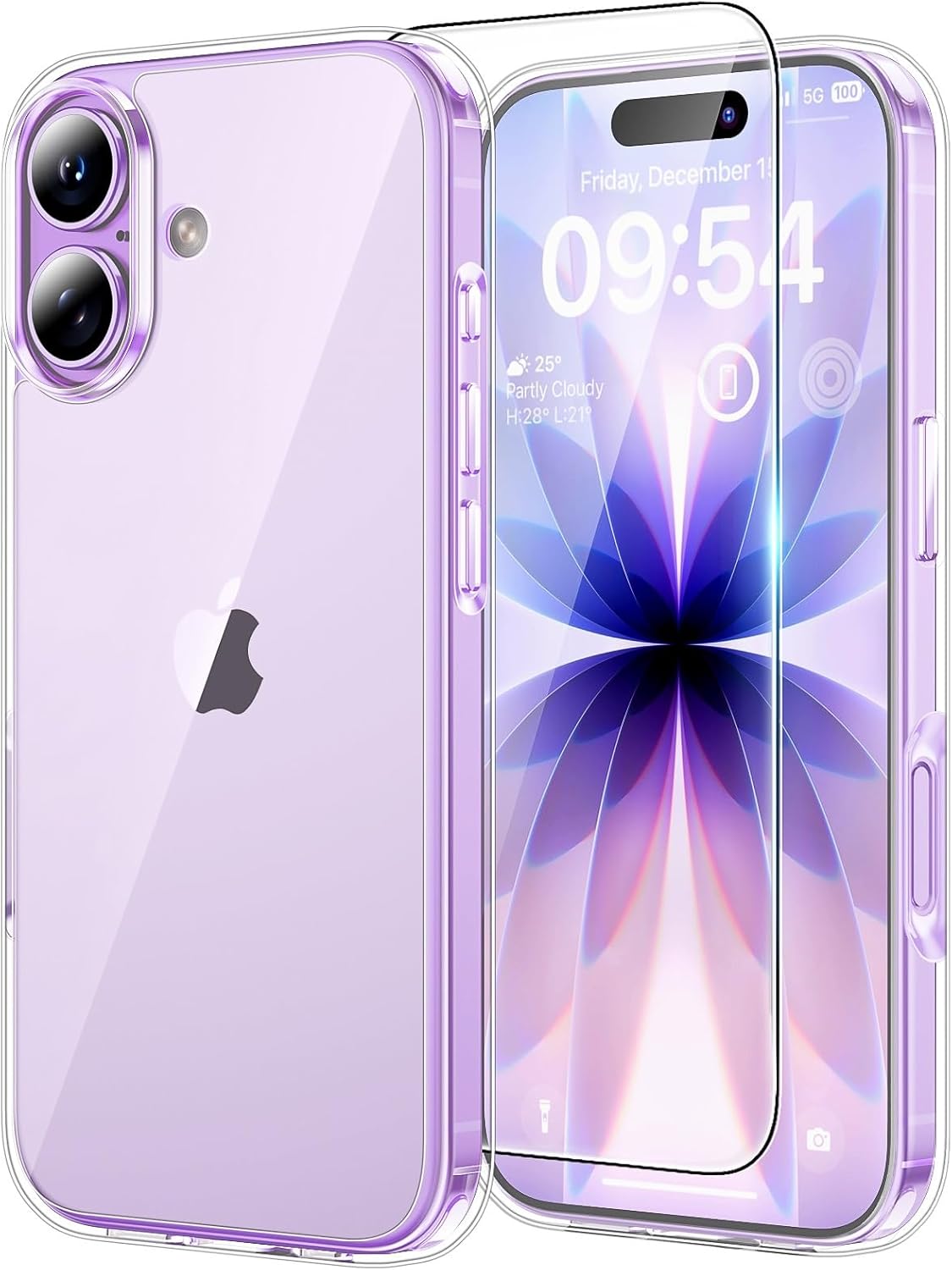 TAURI iPhone 17 Case, Special Phone Case with Anti-Yellowing Screen Protector, I...