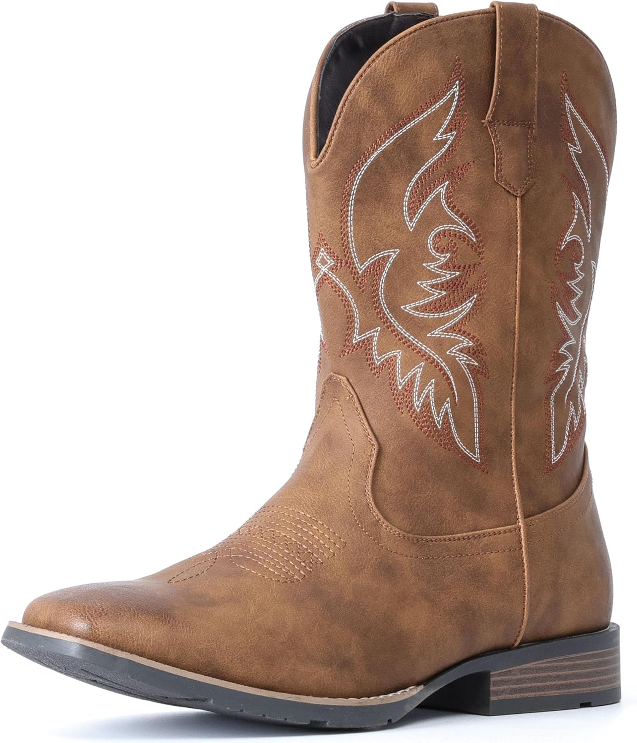 IUV Cowboy Boots, Special Boots For Men with Square Toe, High-Quality Western Bo...