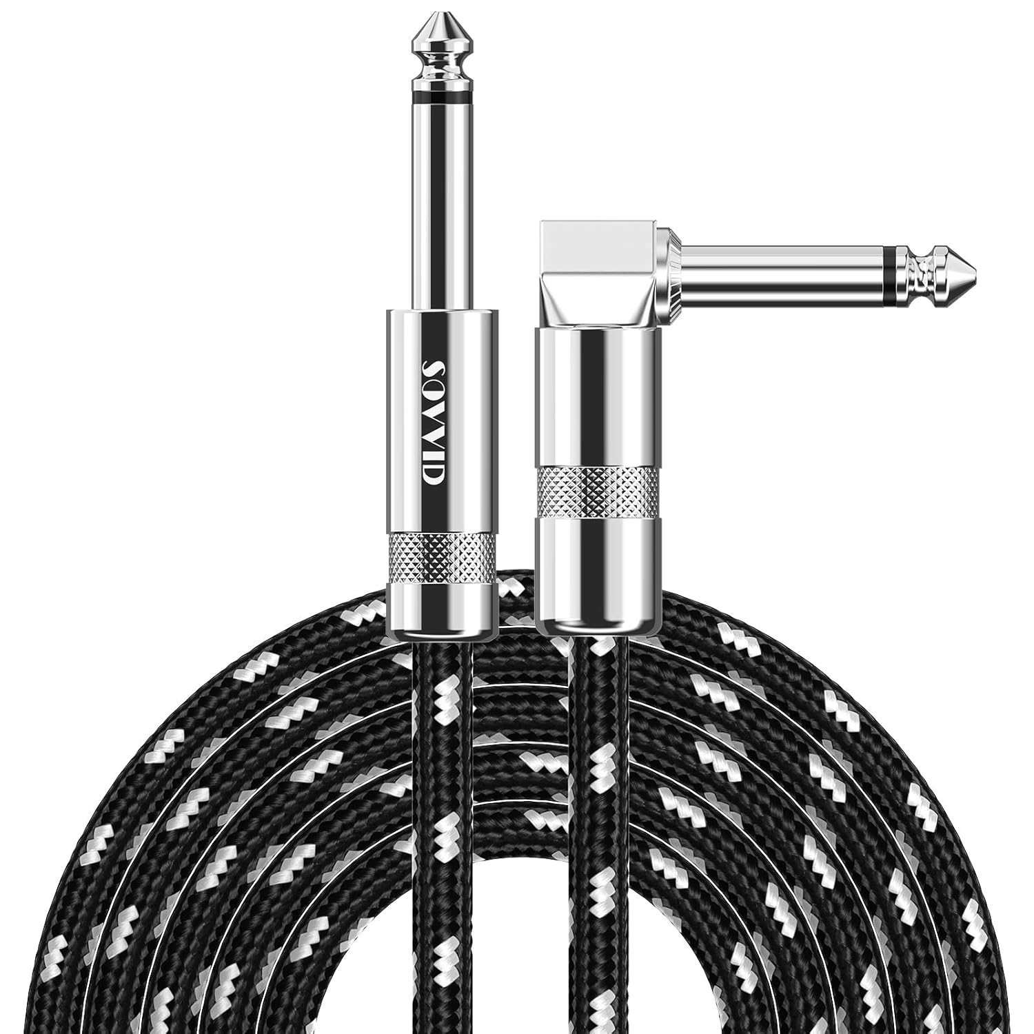Optimal Sovvid Professional Guitar Cable, High-Quality Braided Instrument Cable...