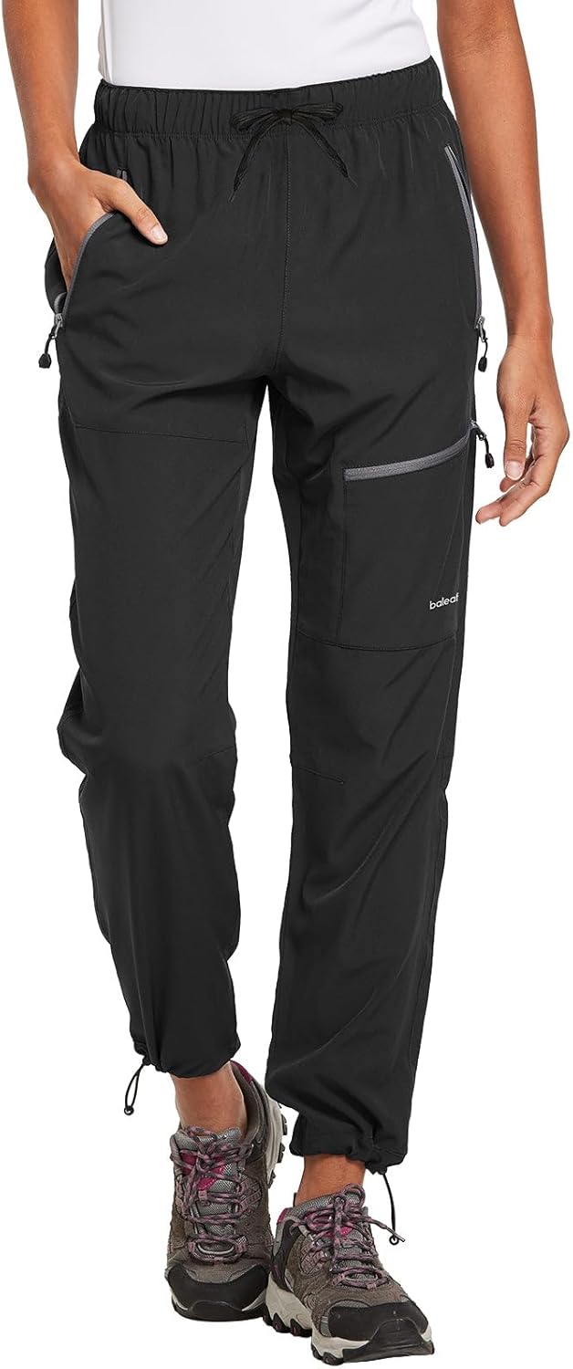 baleaf Women's Hiking Pants Quick Dry Lightweight Water Resistant Elastic Waist...