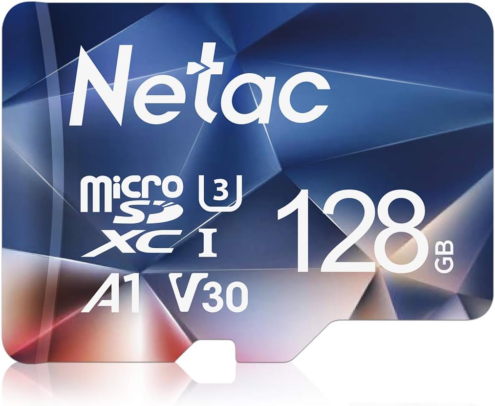 Netac 128GB MicroSDHC Memory Card, Micro SD Card R/W up to 100/50MB/s, TF Card 4...