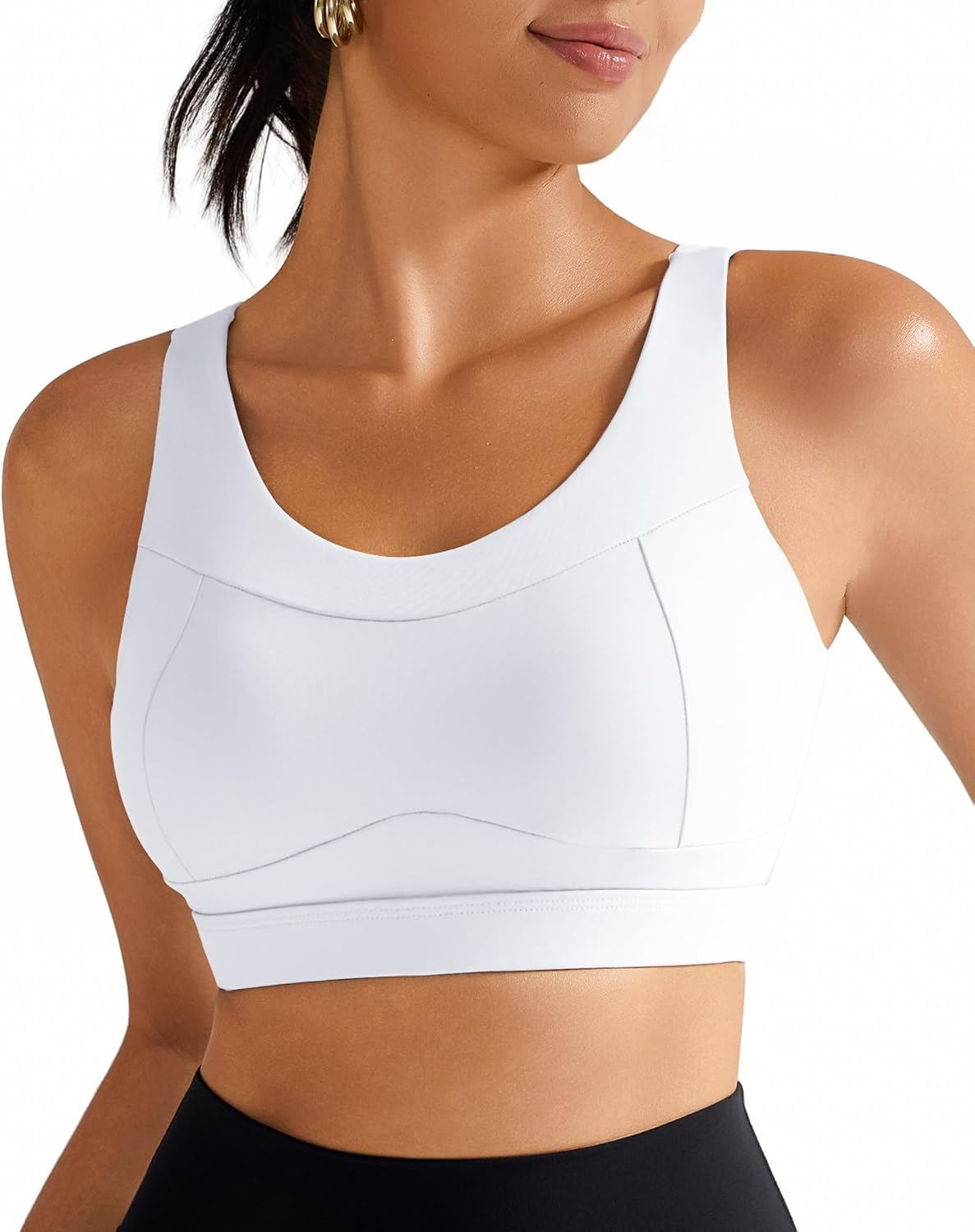 RUNNING GIRL High Impact Sports Bras, Unique Racerback Running Bra, Special Work...