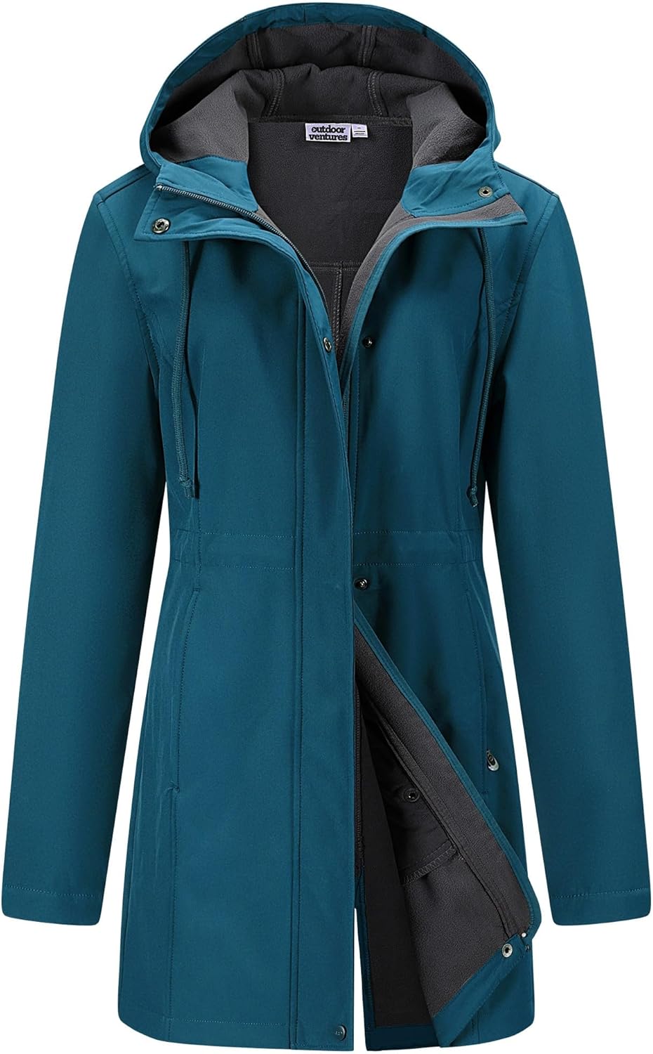 Outdoor Ventures Softshell Jacket, Special Ladies Rain Jacket as Functional Rain...