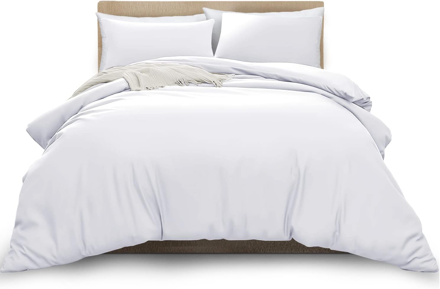 Premium MOONLIGHT20015 Double Duvet Cover, Special Soft Bedding Set with Matchin...