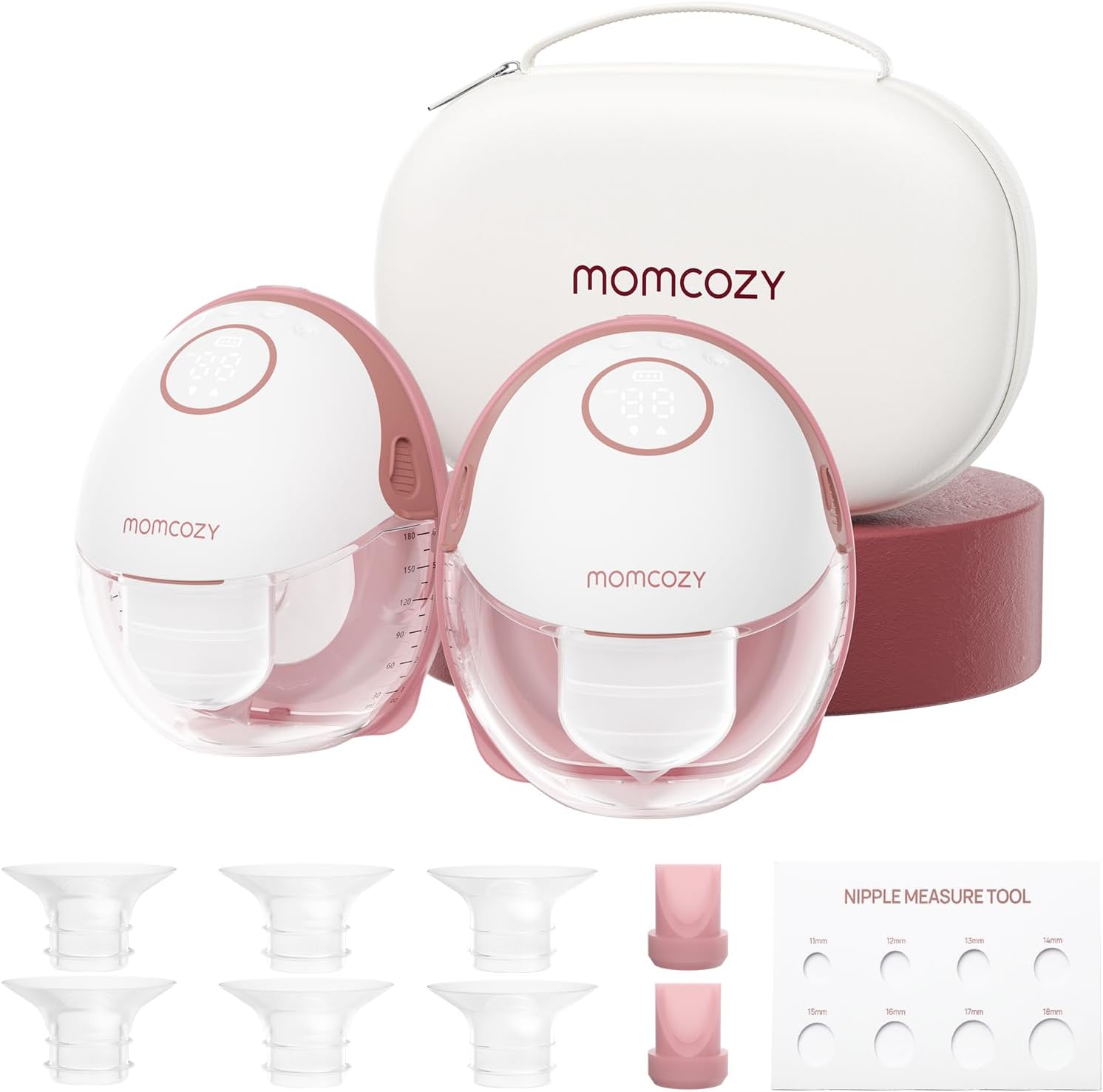 Momcozy Breast Pump Hands Free Mobile Style | M6, Wearable Breastfeeding Pump Id...