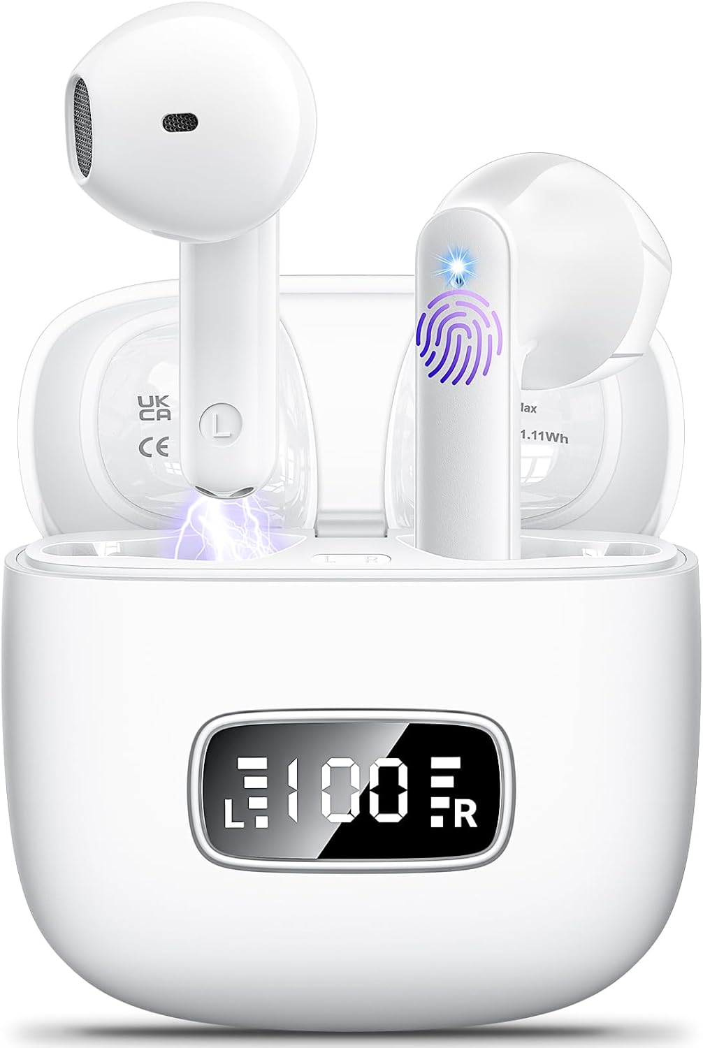 Wireless Earbuds, Special Wireless Headphones Bluetooth 5.4 with 4 Mic HD Callin...