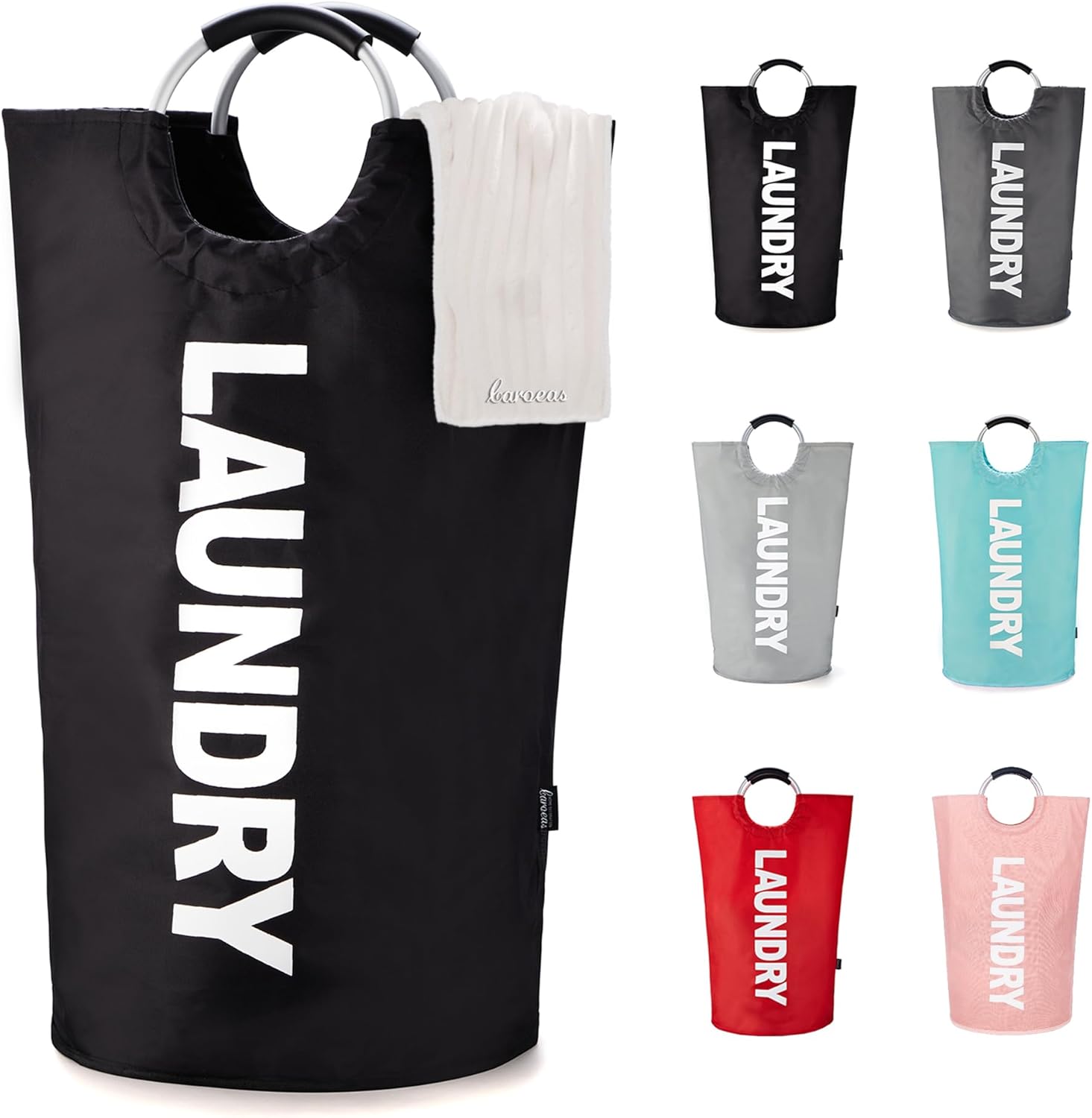 High-Quality Caroeas 90L Laundry Basket, Special Waterproof Laundry Bag in 8 Col...